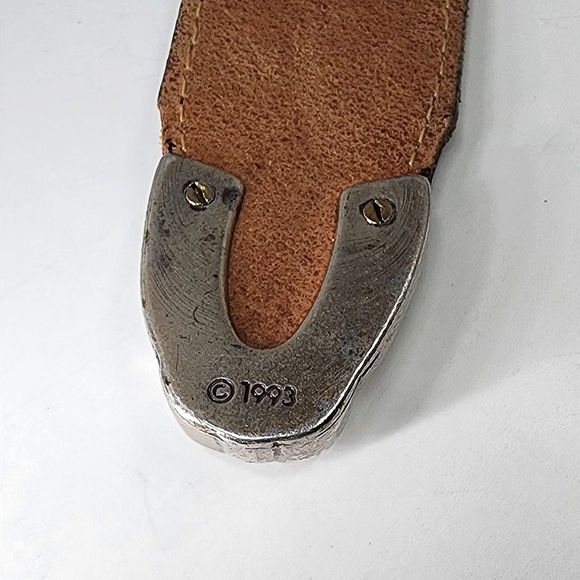 Vintage Brighton Silver on Brown Belt - Picture 6 of 6